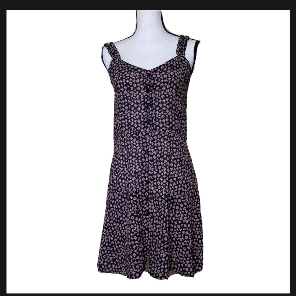 Andrea Sassi Floral Button Front A Line  Dress